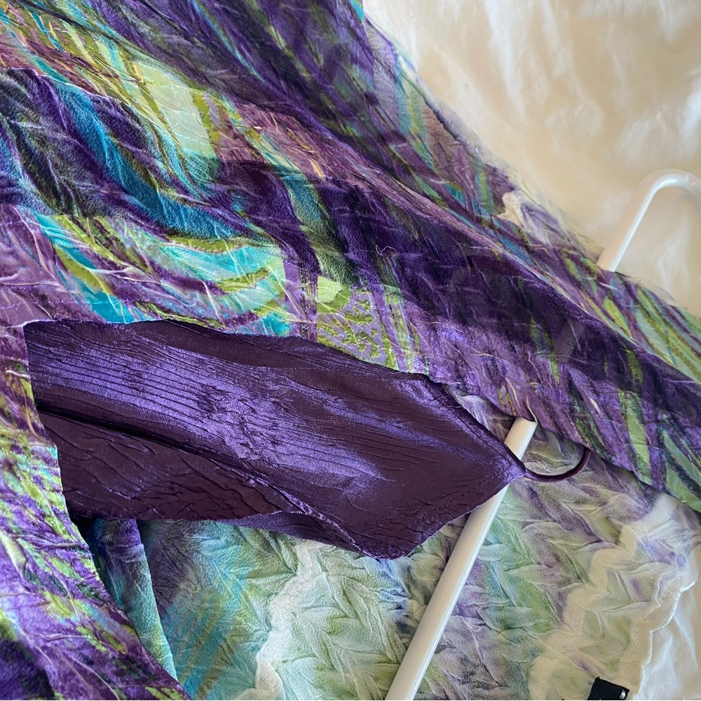 Elegant Multicolor Sleeveless Dress - Picture 6 of 6